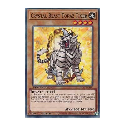 Crystal Beast Topaz Tiger - SGX1-ENF06