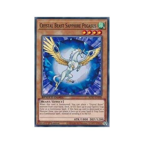 Crystal Beast Sapphire Pegasus - SGX1-ENF08