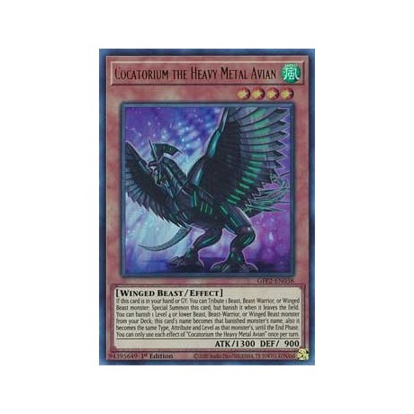 Cocatorium the Heavy Metal Avian - GFP2-EN038