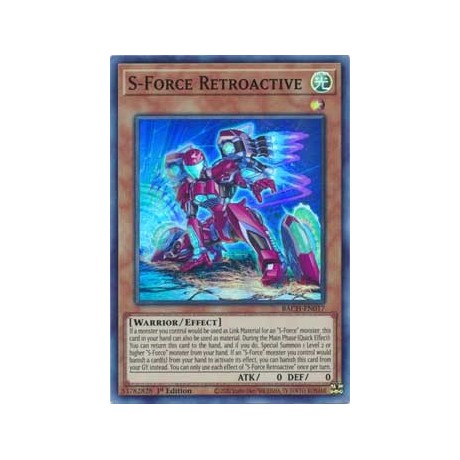 S-Force Retroactive - BACH-EN017