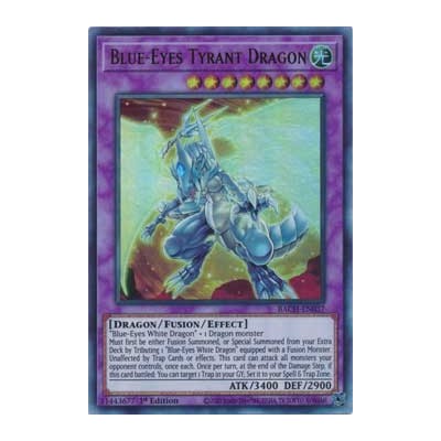 Blue-Eyes Tyrant Dragon - BACH-EN037