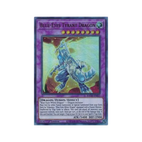 Blue-Eyes Tyrant Dragon - BACH-EN037