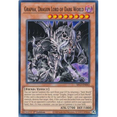 Grapha, Dragon Lord of Dark World - SR13-EN043