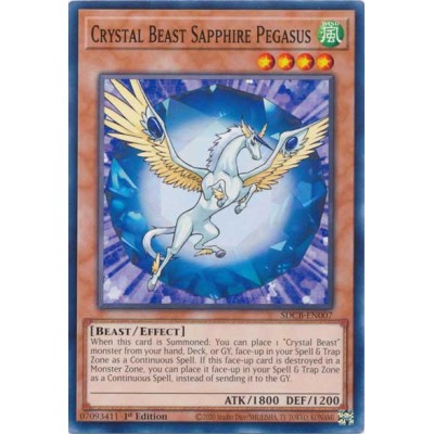 Crystal Beast Sapphire Pegasus - SDCB-EN007