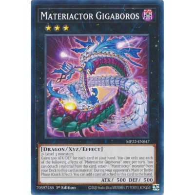 Materiactor Gigaboros - MP22-EN047