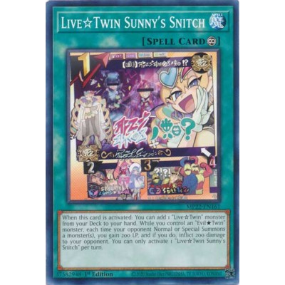 Live Twin Sunny's Snitch - MP22-EN161