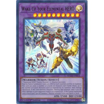 Wake Up Your Elemental HERO - MAZE-EN014