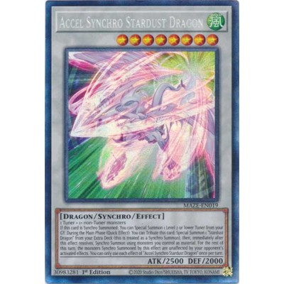 Accel Synchro Stardust Dragon - MAZE-EN019