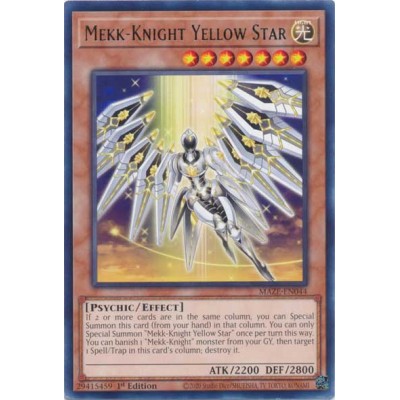 Mekk-Knight Yellow Star - MAZE-EN044