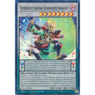 Superheavy Samurai Commander Shanawo - CYAC-EN040