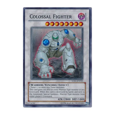 Colossal Fighter - 5DS1-EN043 - Super Rare - Danificado