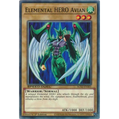 Elemental HERO Avian - SGX2-ENA01