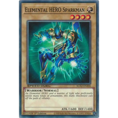 Elemental HERO Sparkman - SGX2-ENA04