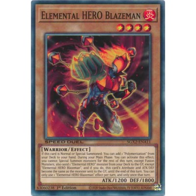 Elemental HERO Blazeman - SGX2-ENA11