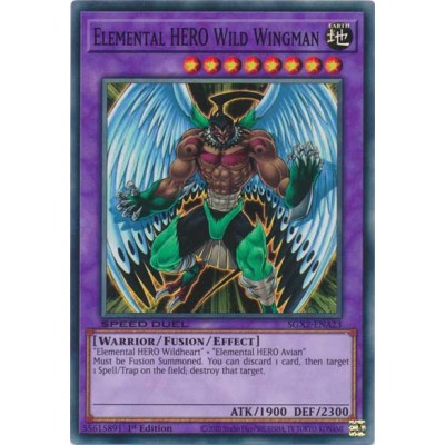 Elemental HERO Wild Wingman - SGX2-ENA23