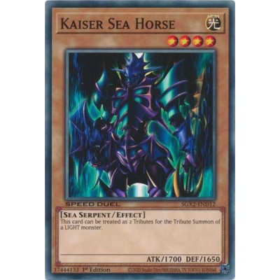 Kaiser Sea Horse - SGX2-END12