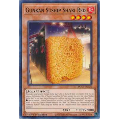 Gunkan Suship Shari Red - POTE-EN026