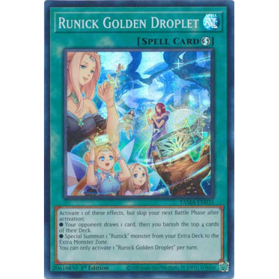 Runick Golden Droplet - TAMA-EN035