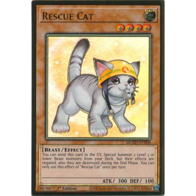 Rescue Cat (alternate art) - MGED-EN006