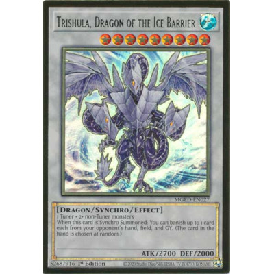 Trishula, Dragon of the Ice Barrier - MGED-EN027