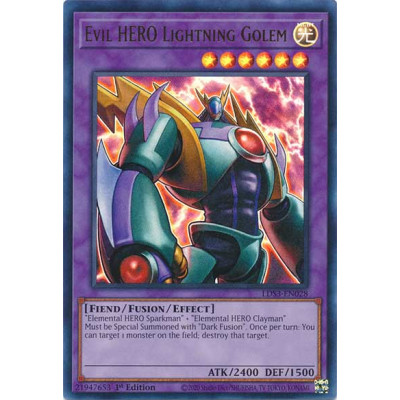 Evil HERO Lightning Golem - LDS3-EN028 - Ultra Rare