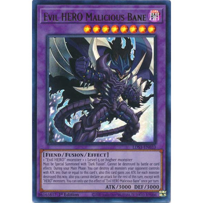 Evil HERO Malicious Bane - LDS3-EN033 - RED