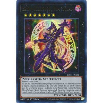 Ebon Illusion Magician - LDS3-EN091 - Ultra Rare