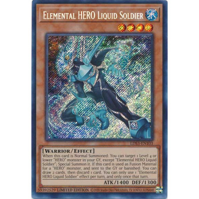 Elemental HERO Liquid Soldier - LDS3-EN103 - Nova