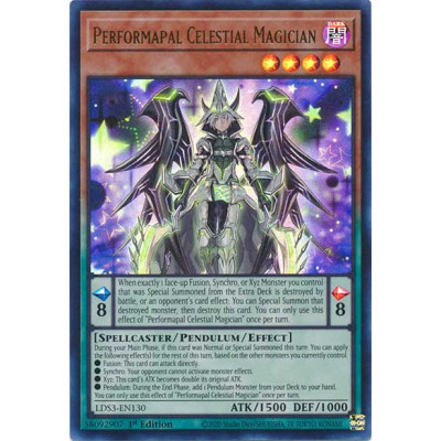 Performapal Celestial Magician - LDS3-EN130 - BLUE