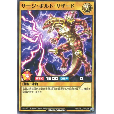 Surge Bolt Lizard - RD/GRD2-JP014