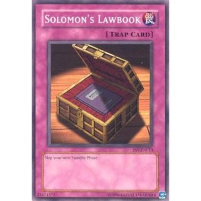 Solomon's Lawbook - PSV-013 - Nova