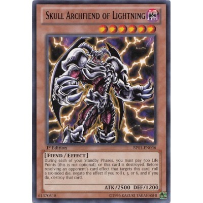 Skull Archfiend of Lightning - DCR-073 - Danificada