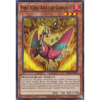 Fire King Avatar Garunix - SR14-EN004