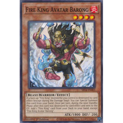 Fire King Avatar Barong - SR14-EN005