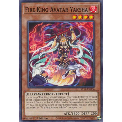 Fire King Avatar Yaksha - SR14-EN006