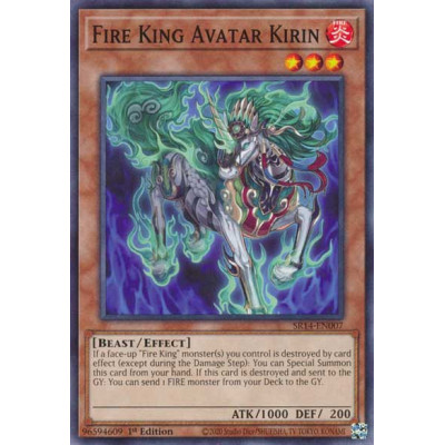 Fire King Avatar Kirin - SR14-EN007