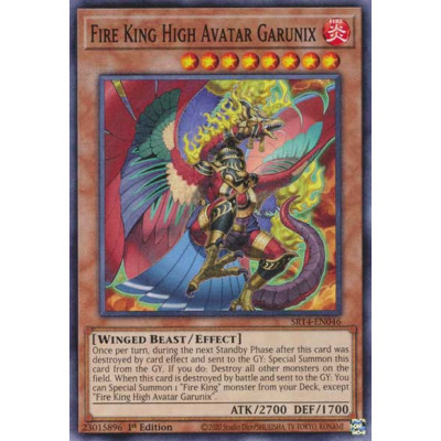 Fire King High Avatar Garunix - SR14-EN046