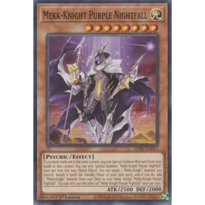 Mekk-Knight Purple Nightfall - SDBT-EN017