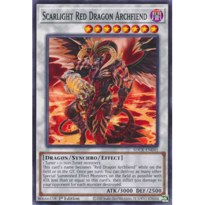 Scarlight Red Dragon Archfiend - SDCK-EN041