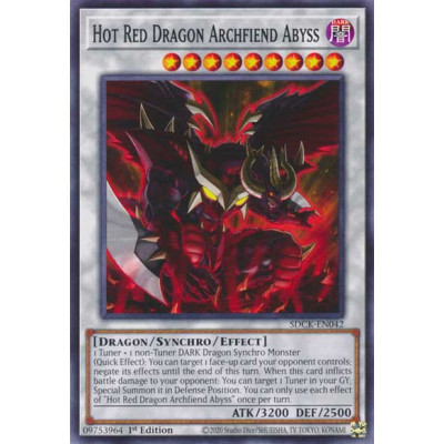 Hot Red Dragon Archfiend Abyss - SDCK-EN042