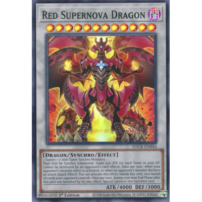 Red Supernova Dragon - SDCK-EN044