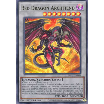 Red Dragon Archfiend - SDCK-EN045