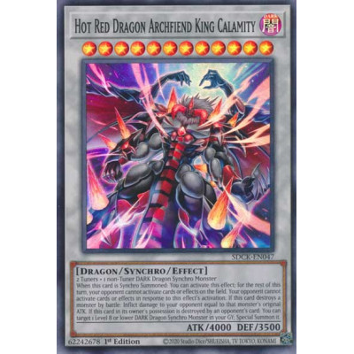 Hot Red Dragon Archfiend King Calamity - SDCK-EN047