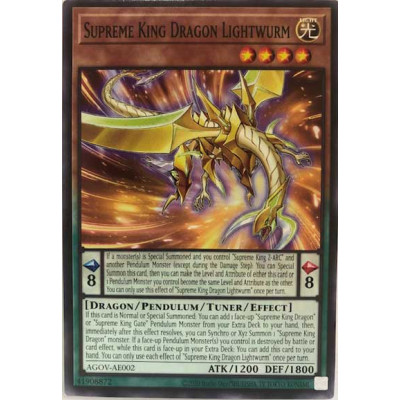 Supreme King Dragon Lightwurm - AGOV-AE002 - Versao Asiatica