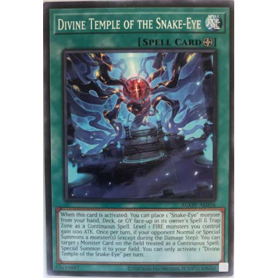 Divine Temple of the Snake-Eye - AGOV-AE056 - Versao Asiatica