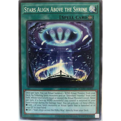 Stars Align Above the Shrine - AGOV-AE061 - Versao Asiatica