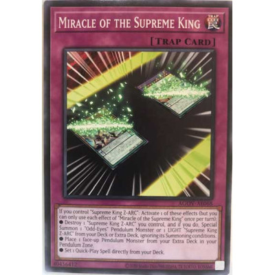 Miracle of the Supreme King - AGOV-AE068 - Versao Asiatica