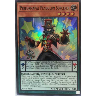 Performapal Pendulum Sorcerer - AGOV-AE081 - Versao Asiatica