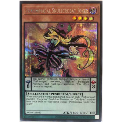 Performapal Skullcrobat Joker - AGOV-AE082 - Versao Asiatica