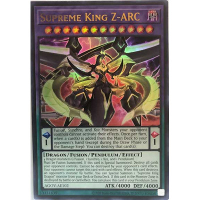 Supreme King Z-ARC - AGOV-AE102 - Versao Asiatica